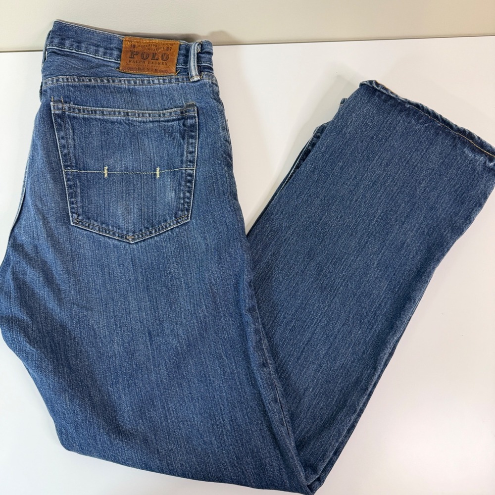 Polo Ralph Lauren Jeans Mens 34/32 Classic 867 Straight Leg Denim Casual Rugged